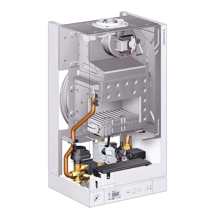 Котел газовый настенный двухконтурный Hermes Legacy 100-W A1JB010 Kombi 24 кВт (Viessmann, Висман)