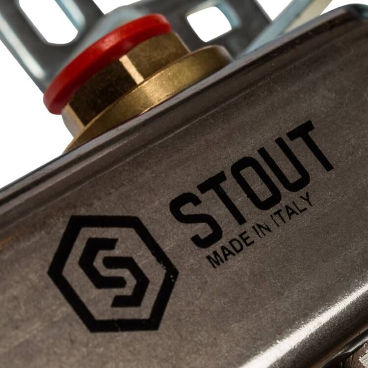 Коллектор из нержавеющей стали без расходомеров STOUT 3 вых. SMS 0922 000003