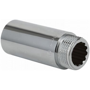 Удлинитель ВР-НР, хромированный Gappo  G2221.05050 3/4"x50 мм уп. 10 шт.