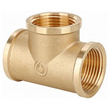 Тройник ВР-ВР-ВР, латунный Gappo  G1210.0504 3/4"x1/2"x3/4" уп. 5 шт.